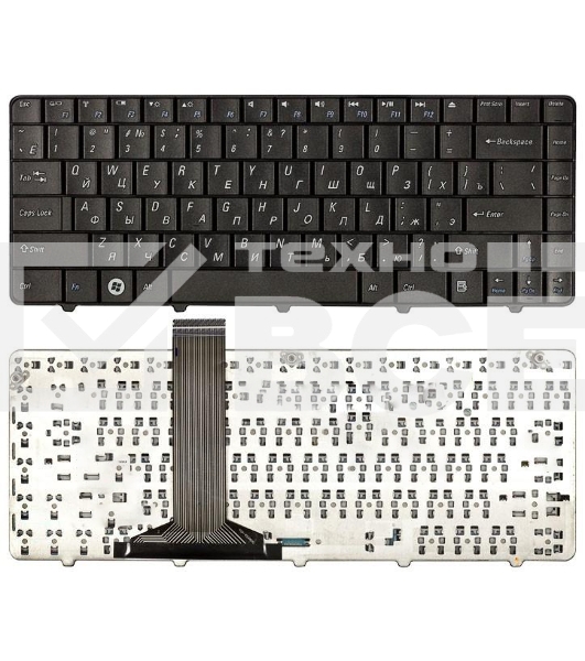 Клавиатура для ноутбука Dell Inspiron 11z 1110 черная