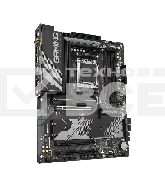 Материнская плата Gigabyte B650 GAMING X AX V2, AM5, AMD B650, 4xDDR5, 4xSATA, 3xM.2, 1xPCI-E 4.0 x16, 2xPCI-E 3.0 x1, 1xUSB-A 3.2 Gen 2, 3xUSB-A 3.2 Gen 1, 1xUSB-C 3.2 Gen 2, 1x 2.5Gb LAN, 3x3.5 мм, 7.1, ATX