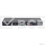 Неуправляемый 16-портовый коммутатор DAHUA DH-S3218-16ET-135 с РоЕ, 16xRJ45 100Mb, 2хКомбо SFP/RJ45 1Gb uplink, суммарно до 135Вт, коммутация 7.2 Гбит/с, MAC-таблица 8К, фото3