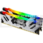 Оперативная память Kingston Fury Renegade, DDR5, 64GB (2x32 GB), 6400 MHz, CL32, DIMM, радиатор, RGB, серебристый/чёрный, фото9