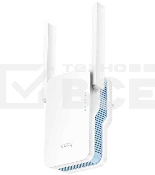 Повторитель беспроводного сигнала Cudy RE1200 AC1200 10/100BASE-TX/Wi-Fi белый