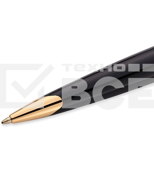 Ручка шариковая Waterman Carene De Luxe (CWS0700000) Black Silver GT M син. черн. подар.кор.