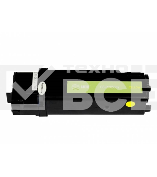 Картридж лазерный Cactus CS-PH6500Y (106R01603) желтый (2500 стр.) для Xerox 6500/6505