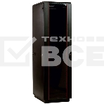 Шкаф телекоммуникационный напольный 42U (600x600) дверь стекло, черный (ШТК-М-42.6.6-1ААА-9005) (3 коробки), фото8