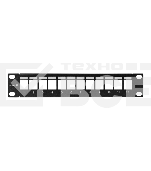 Патч-панель модульная ExeGate EPPB-10-12 (10
