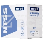 Кабель информационный NTSS NTSS-IN-UUTP4-5E-LSZH-GY кат.5E U/UTP 4 пары 24AWG LSZH внутренний 305м серый, фото 1