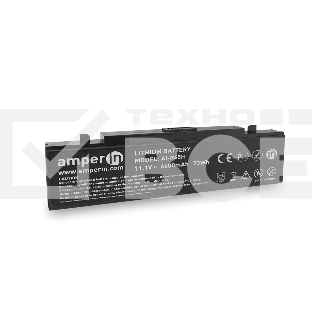 Аккумуляторная батарея Amperin для ноутбука Samsung NP, X, R, P, M 11.1V 6600mAh (73Wh) AI-R45H