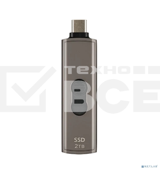 Внешний SSD Transcend USB-C 2TB TS2TESD330C ESD330C серый
