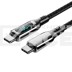 Кабель Vention USB 2.0 CM/CM с LED дисплеем - 1.2м. черный 5А PD100W, шт., фото11