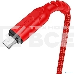 Кабель USB Micro/HOCO HC-44906 X59/1m/2.4A/Нейлон/Red, фото6