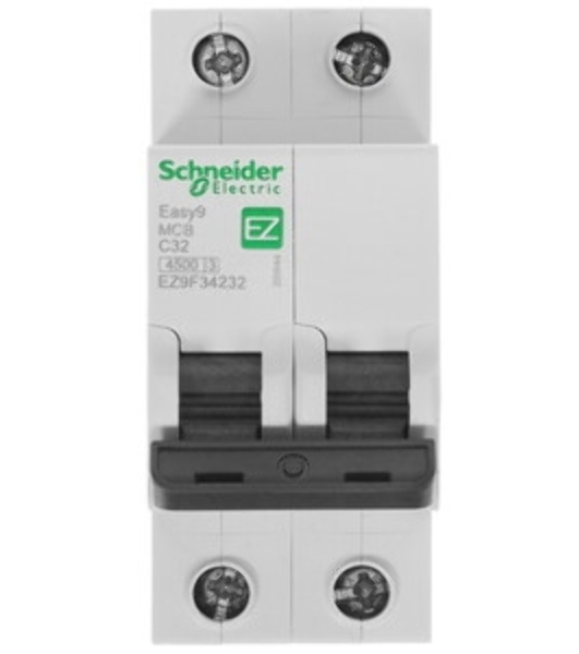 Выключатель автоматический модульный 2п C 32А 4.5кА City9 Set 230В SE C9F34232