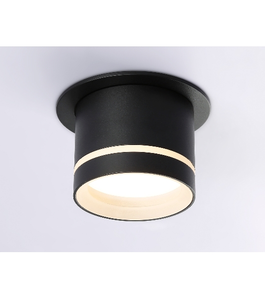Светильник Ambrella light TA1432 SBK/FR черный песок/белый матовый GX53 D85*95