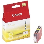 Картридж струйный CLI-8Y (0623B024), для Canon 4200/5200/MP500/MP800, Желтый, 490 стр., фото 1