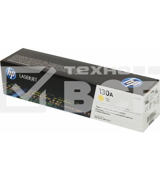 Тонер Картридж HP 130A CF352A желтый для HP M153/M176/M177