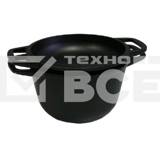 НЕВА МЕТАЛЛ ПОСУДА 6850 5,0 л.(Объем 5 л. С крышкой-сковородкой Антипригарное покрытие Сталафлон равномерно нагревается за счет особой конструкции корпуса по принципу 