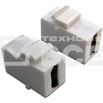 Модуль Keystone, HDMI, мама-мама, 180 градусов, белый, фото 1