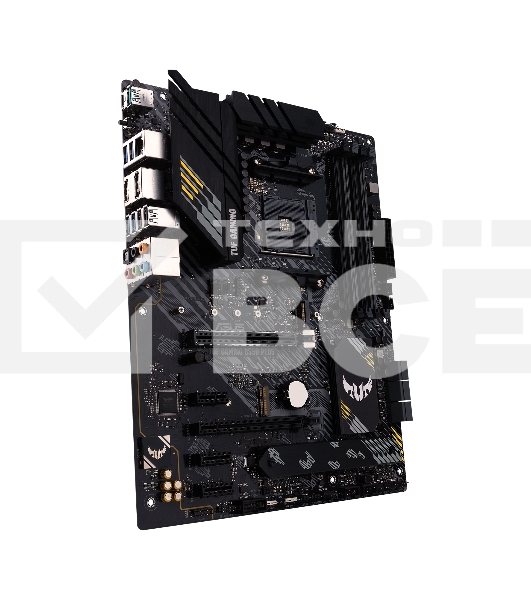 Материнская плата ASUS TUF GAMING B550-PLUS, AM4, AMD B550, 4xDDR4, 6xSATA, 2xM.2, 1xPCIe 4.0 x16, 1xPCIe 3.0 x16, 3xPCIe x1, 1xHDMI, 1xDP, 1x 2.5Gb LAN, 4xUSB-A 3.2 Gen 1, 1xUSB-A 3.2 Gen 2, 2xUSB-A 2.0, 1xUSB-C 3.2 Gen 2, 5x3.5 мм, 7.1, ATX