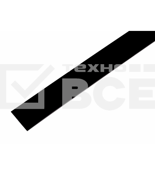 Термоусаживаемая трубка Rexant 22,0/11,0 мм, черная, упаковка 10 шт. по 1 м