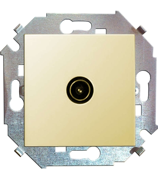 Механизм розетки TV СП Simon15 одиночная сл. кость Simon 1591475-031