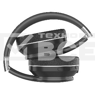 Гарнитура накладные Digma BT-19 ANC черный беспроводные bluetooth оголовье