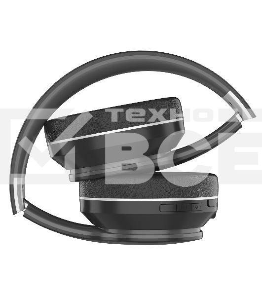 Гарнитура накладные Digma BT-19 ANC черный беспроводные bluetooth оголовье