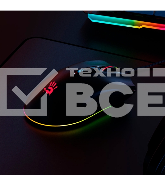 Мышь проводная A4Tech Bloody ES9 Pro черный, 16000 dpi, USB, кнопки - 8