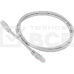 Кабель Patch cord Lanmaster TWT-45-45-5.0/6-GY 5м UTP Cat 6 Grey, фото2