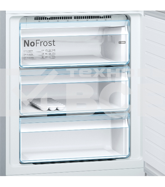 Холодильник Bosch KGN49XL30U нержавеющая сталь двухкамерный 330/105л морозилка снизу, No Frost