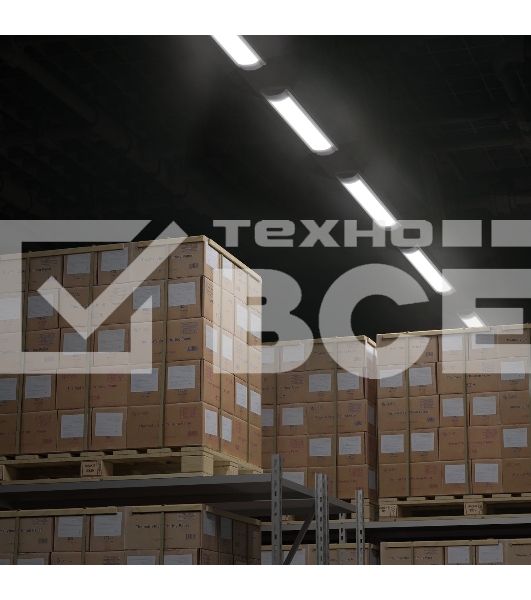 Светильник линейный Gauss WLF-4 18W 1520lm 4000K 185-265V IP20 585x120x46мм сталь LED 1/12