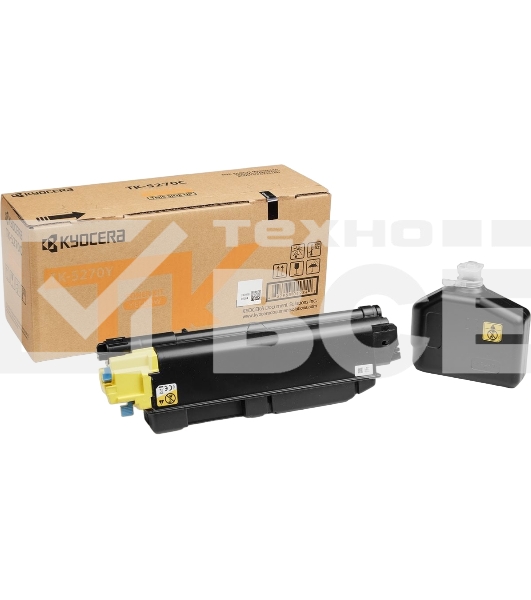 Картридж лазерный Kyocera TK-5270Y (1T02TVANL0) желтый для M6230cidn/M6630cidn/P6230cdn 6000 стр.