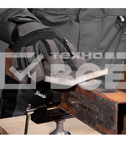 Губка для шлифования, 125 х 100 х 10 мм, мягкая, 3 шт., P 60/80, P 60/100, P 80/120 Matrix
