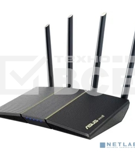 Роутер беспроводной Asus RT-AX57 AX3000 10/100/1000BASE-TX черный
