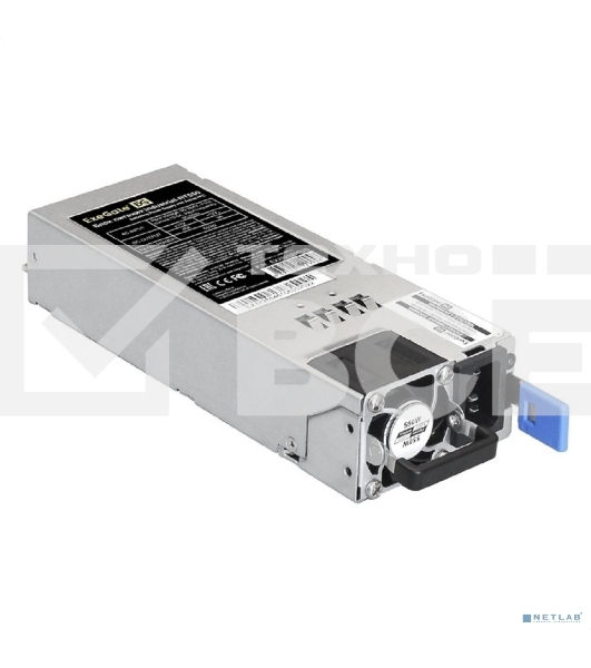 Серверный блок питания  2U Redundant 2x550W ExeGate EX292321RUS Industrial-RTS550 (APFC, КПД 94% (80 PLUS Platinum), 4 cm fan, 24pin, 2x(4+4)pin, 2PCIe, 2SATA, 6IDE, Cable Management)