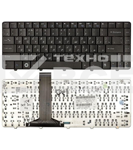 Клавиатура для ноутбука Dell Inspiron 11z 1110 черная