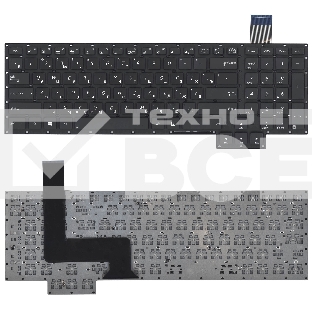 Клавиатура для ноутбука Asus G750 G750JX G750JW черная без рамки