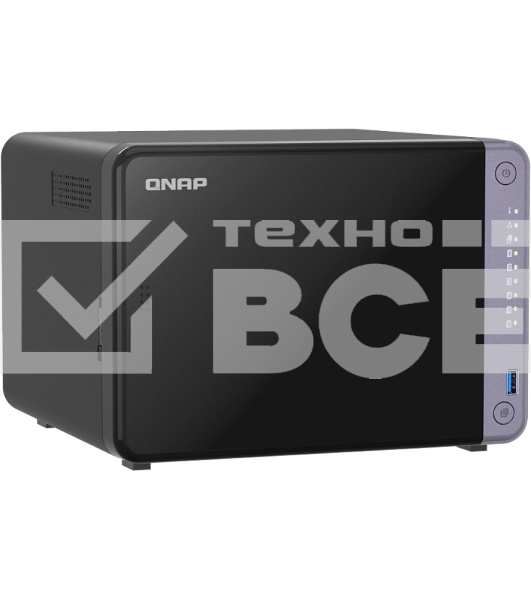 Сетевое хранилище NAS Qnap TS-632X-4G 6-bay настольный Alpine AL-524