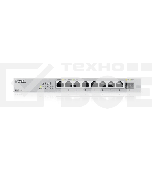 Коммутатор Zyxel XMG-108-ZZ0101F 8x2.5Гбит/с 1SFP+ неуправляемый