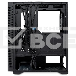 Компьютерный корпус HSPD M520, Mesh Mid Tower, черный, slide TG, 0.45 SPCC, 4x120мм ARGb ATX, mATX, mITX 160/330/184мм 2x2.5