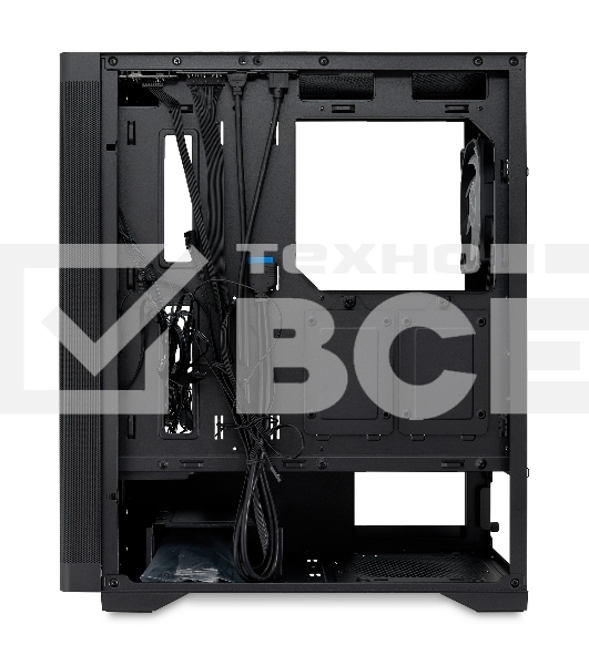 Компьютерный корпус HSPD M520, Mesh Mid Tower, черный, slide TG, 0.45 SPCC, 4x120мм ARGb ATX, mATX, mITX 160/330/184мм 2x2.5