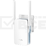 Повторитель беспроводного сигнала Cudy RE1200 AC1200 10/100BASE-TX/Wi-Fi белый, фото 1
