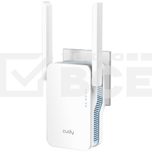 Повторитель беспроводного сигнала Cudy RE1200 AC1200 10/100BASE-TX/Wi-Fi белый