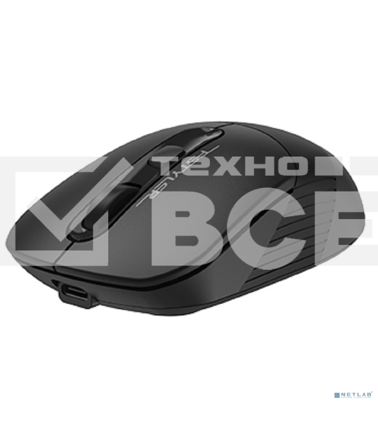 Мышь беспроводная A4Tech Fstyler FB10CS черный, 2000 dpi, радиоканал, Bluetooth, USB, кнопки - 4