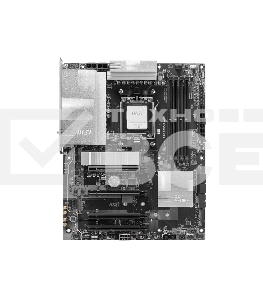 Материнская плата MSI PRO B850-P WIFI, AM5, AMD B850, 4xDDR5, 4xSATA, 3xM.2, 1xPCIe 5.0 x16, 1xPCIe 4.0 x4, 2xPCIe 3.0 x1, 1xHDMI, 1x5Gb LAN, Wi-Fi 7, 4xUSB 2.0, 1xUSB 3.2 Gen 1, 1xUSB 3.2 Gen 2, 2xUSB-C 3.2 Gen 2, 2x3.5 мм, 7.1, ATX