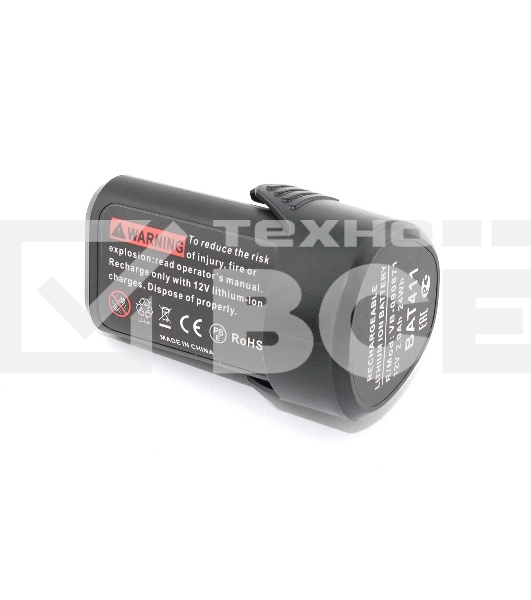 Аккумулятор для Bosch (p/n:2607335262, 2607335274, 2607335374, 2607335709, BAT120), 2.0Ah 12V Li-ion