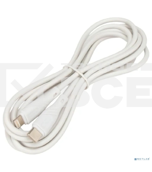Кабель USB2.0 Cablexpert CCB-USB2-CMAPO1-2MW, Type-C/Lightning, издание Classic 0.1, 3A, 20Вт, 2м, белый, коробка