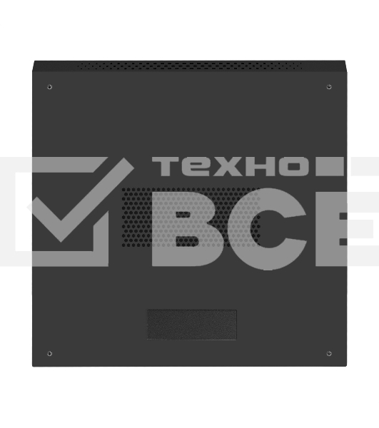 Шкаф телекоммуникационный 19' настенный 15U ExeGate EC-WM-15U.600.G.BLACK (19”, 15U, 600x600x769mm (ШхГхВ), передняя дверь закаленное стекло, съемные боковые панели, пыле- и влагозащита IP23, черный RAL 9004)
