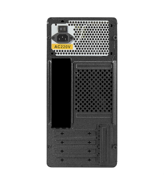Корпус ExeGate BAA-503U2-UNS450, Mini-Tower, чёрный, 1 x 80/90 мм, БП 450 Вт
