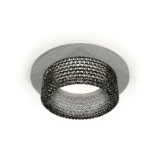 Комплект встраиваемого светильника Ambrella light XC6514041 SGR/BK серый песок/тонированный MR16 GU5.3 (C6514, N6151)