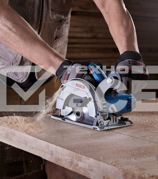 Пилы электрические сабельные, ленточные, Лобзики Bosch GKS 600 06016A9020 Пила дисковая { 1200 Вт, 5200 об/мин, 165х20мм мм, 3.6 кг }