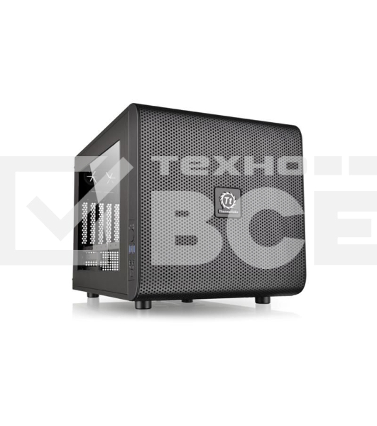 Компьютерный корпус Thermaltake Case Tt Core V21 CA-1D5-00S1WN-00  mATX/ win/ black/ USB3.0/ no PSU